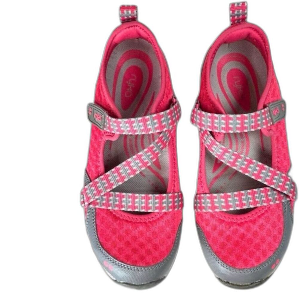 Ryka Kailee Pink Mary Jane Walking Sneakers Comfort Sporty Chic 5.5